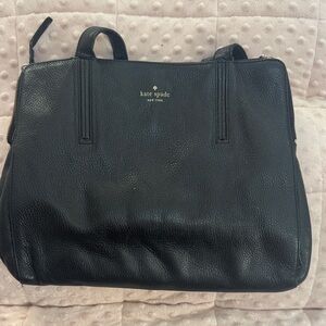 Kate Spade Black Leather Shoulder Bag